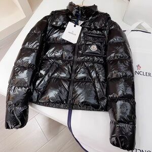Moncler Glossy Black Puffer Jacket